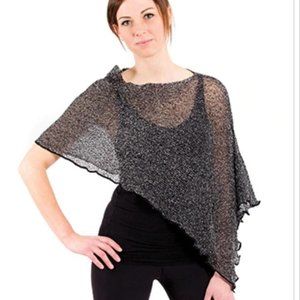 Sharanel Capelet - BLACK & WHITE POLKADOT